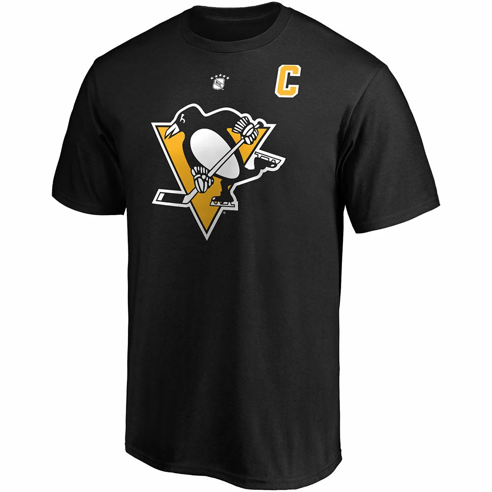 MARIO LEMIEUX PITTSBURGH PENGUINS FANATICS ADULT HERITAGE T SHIRT 4 MARIO LEMIEUX PITTSBURGH PENGUINS FANATICS ADULT HERITAGE T SHIRT - Image 2