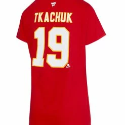 MATTHEW TKACHUK CALGARY FLAMES FANATICS MEN'S NAME AND NUMBER T SHIRT