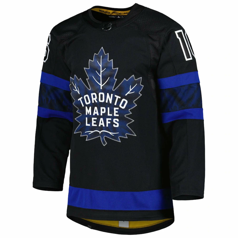 MITCH MARNER TORONTO MAPLE LEAFS X DREW HOUSE ADIDAS ADIZERO PRIMEGREEN AUTHENTIC BLACK REVERSIBLE THIRD JERSEY 4 MITCH MARNER TORONTO MAPLE LEAFS X DREW HOUSE ADIDAS ADIZERO PRIMEGREEN AUTHENTIC BLACK REVERSIBLE THIRD JERSEY - Image 2
