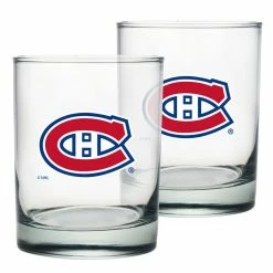 Mustang MONTREAL CANADIENS 2 PACK ROCK GLASS - ETCHED