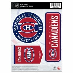 Mustang MONTREAL CANADIENS 8" X 11" DECAL SET