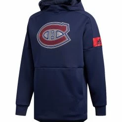 MONTREAL CANADIENS ADIDAS MEN'S GAME MODE PO HOODIE