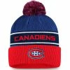 MONTREAL CANADIENS FANATICS MEN'S AUTHENTIC PRO LOCKER ROOM BEANIE CUFF POM TOQUE -Jersey shop MONTREAL CANADIENS FANATICS MEN S AP LOCKER ROOM BEANIE CUFF POM TOQUE FRONT