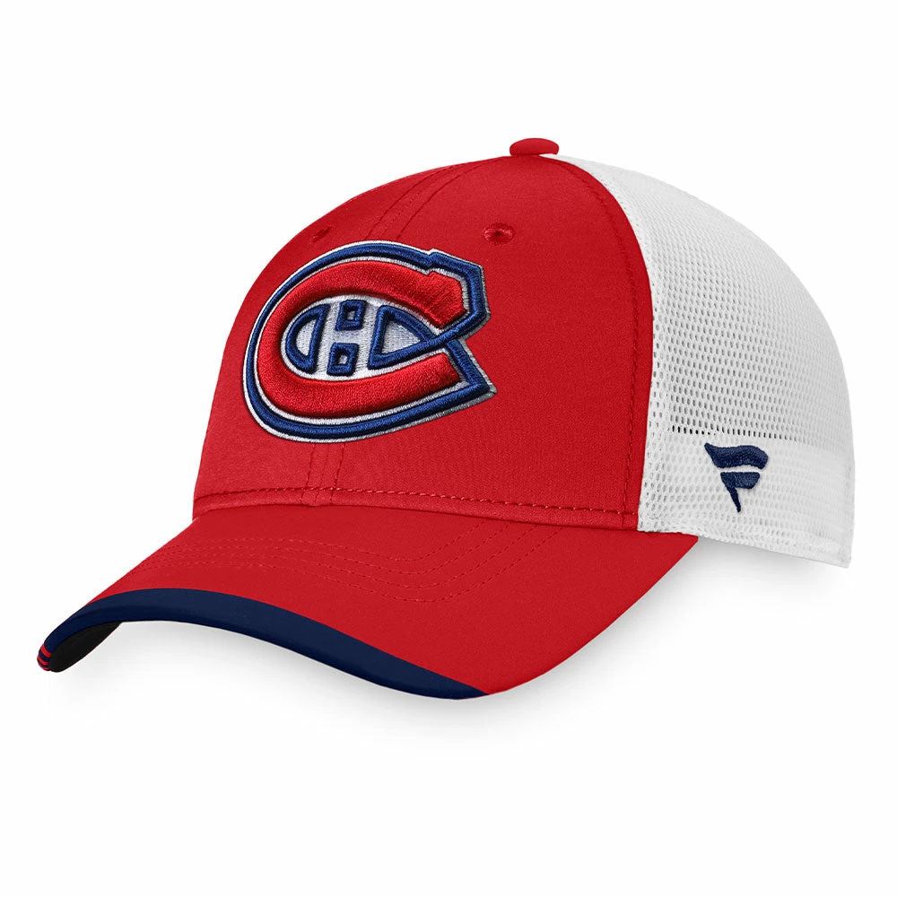 MONTREAL CANADIENS FANATICS MEN'S AUTHENTIC PRO LOCKER ROOM ALTERNATE LOGO ADJUSTABLE MESH HAT 3 MONTREAL CANADIENS FANATICS MEN'S AUTHENTIC PRO LOCKER ROOM ALTERNATE LOGO ADJUSTABLE MESH HAT