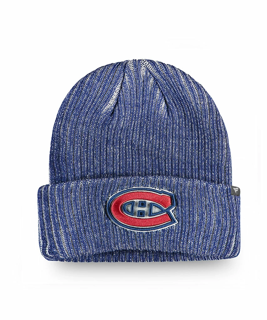 MONTREAL CANADIENS FANATICS MEN'S RINKSIDE CUFFED BEANIE TOQUE 3 MONTREAL CANADIENS FANATICS MEN'S RINKSIDE CUFFED BEANIE TOQUE