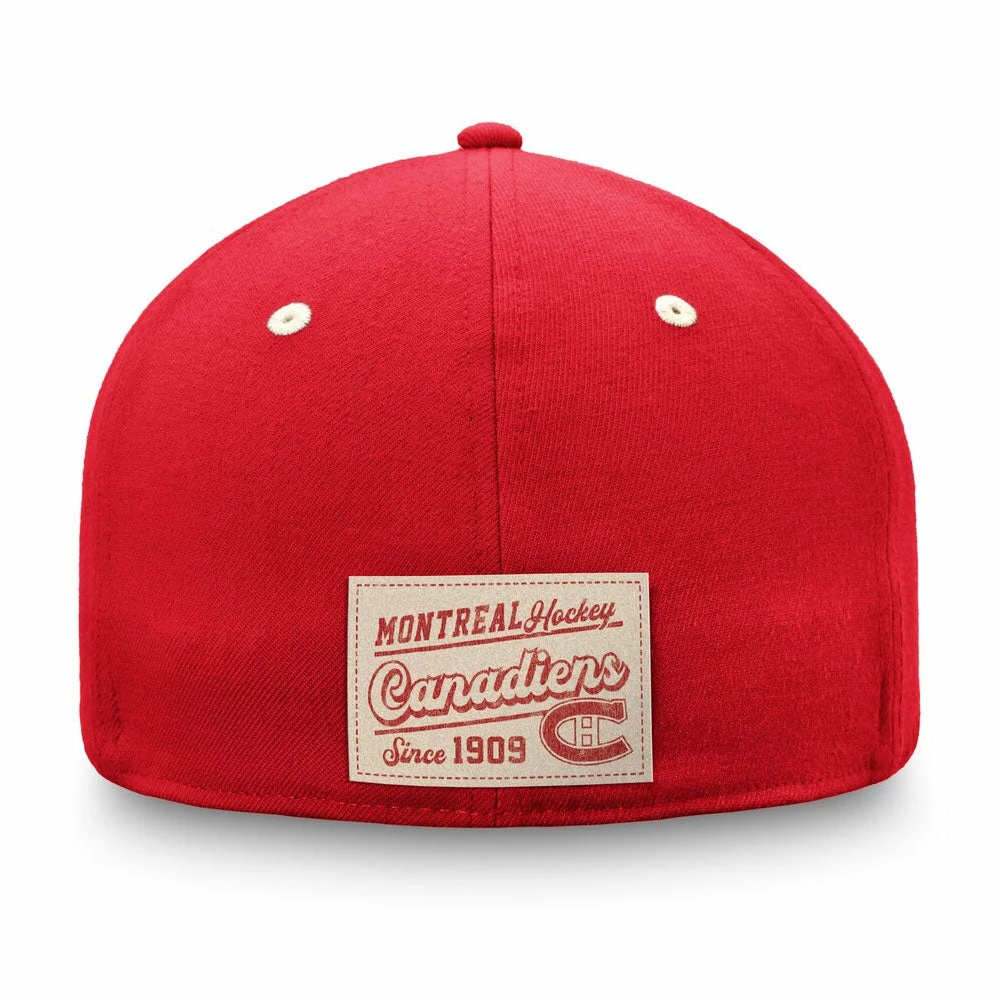 MONTREAL CANADIENS FANATICS MEN'S TRUE CLASSICS STRUCTURED STRETCH FLEX HAT 6 MONTREAL CANADIENS FANATICS MEN'S TRUE CLASSICS STRUCTURED STRETCH FLEX HAT - Image 4