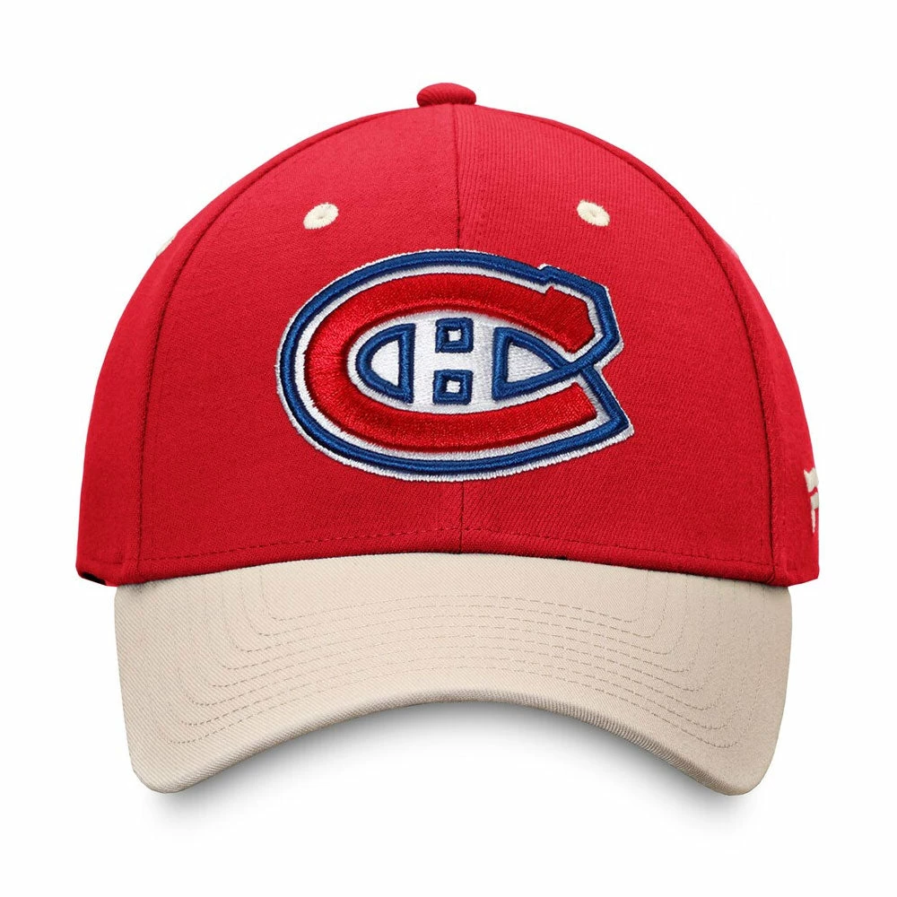 MONTREAL CANADIENS FANATICS MEN'S TRUE CLASSICS STRUCTURED STRETCH FLEX HAT 4 MONTREAL CANADIENS FANATICS MEN'S TRUE CLASSICS STRUCTURED STRETCH FLEX HAT - Image 2