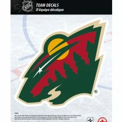 Mustang MINNESOTA WILD 5" X 7" NHL TEAM DECAL