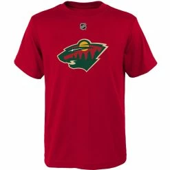 Outer Stuff MINNESOTA WILD KID'S PRIMARY LOGO T SHIRT