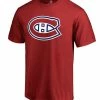 MONTREAL CANADIENS FANATICS MEN'S PRIMARY LOGO T SHIRT -Jersey shop Montreal Canadiens Fanatics Mens Primary Logo T Shirt Front min