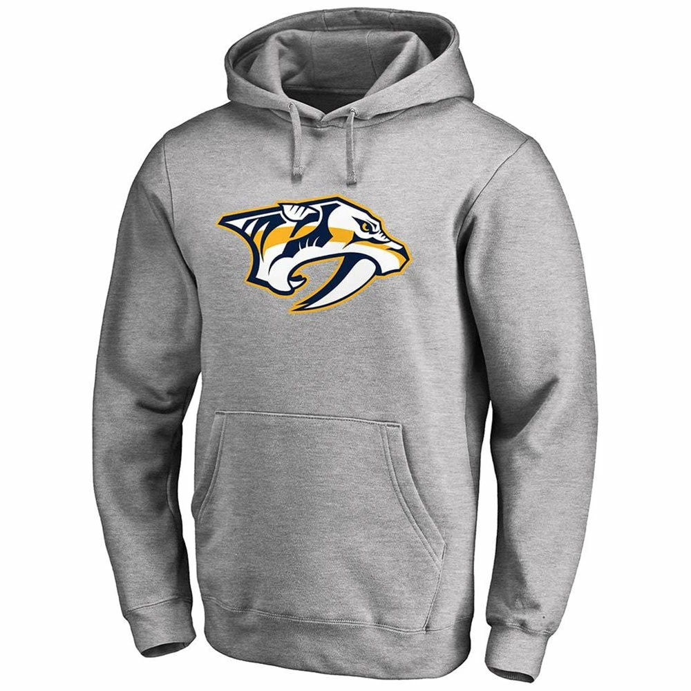 NASHVILLE PREDATORS FANATICS ADULT PRIMARY LOGO HOODIE 3 NASHVILLE PREDATORS FANATICS ADULT PRIMARY LOGO HOODIE