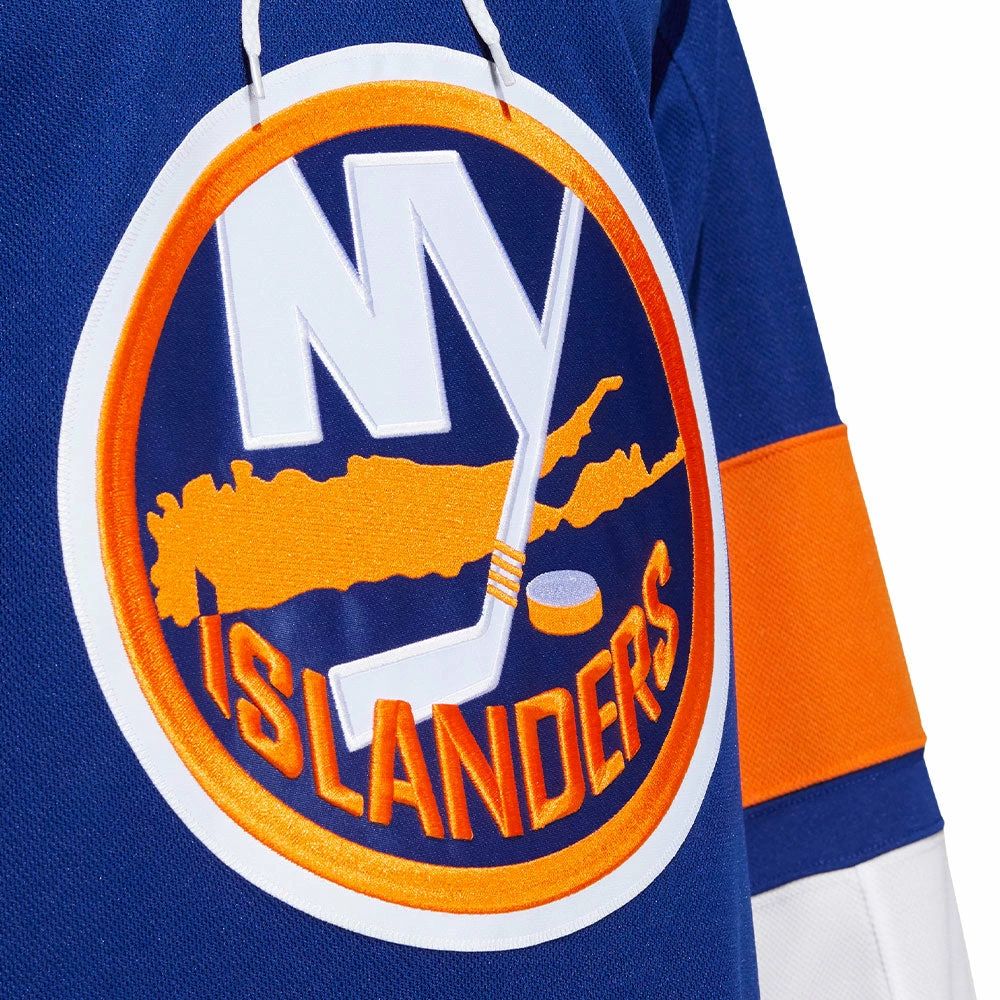 NEW YORK ISLANDERS ADIDAS ADIZERO PRIMEGREEN AUTHENTIC BLUE HOME JERSEY 6 NEW YORK ISLANDERS ADIDAS ADIZERO PRIMEGREEN AUTHENTIC BLUE HOME JERSEY - Image 4