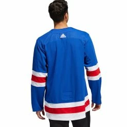 NEW YORK RANGERS ADIDAS ADIZERO PRIMEGREEN AUTHENTIC BLUE HOME JERSEY -Jersey shop NEW YORK RANGERS ADIDAS ADIZERO PRIMEGREEN AUTHENTIC BLUEHOME JERSEY MODEL BACK