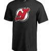 NEW JERSEY DEVILS FANATICS MEN'S PRIMARY LOGO T SHIRT -Jersey shop New Jersey Devils Fanatics Mens Primary Logo T Shirt Front min