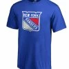 NEW YORK RANGERS FANATICS MEN'S PRIMARY LOGO T SHIRT -Jersey shop New York Rangers Fanatics Mens Primary Logo T Shirt Front min