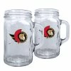 Mustang OTTAWA SENATORS 16OZ MASON MUGS - 2 PACK -Jersey shop OTTAWA SENATORS 16OZ MASON MUGS 2 PACK