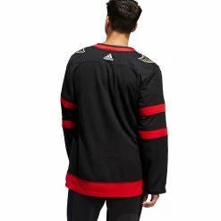 OTTAWA SENATORS ADIDAS ADIZERO PRIMEGREEN AUTHENTIC BLACK HOME JERSEY -Jersey shop OTTAWA SENATORS ADIDAS ADIZERO PRIMEGREEN AUTHENTIC BLACK HOME JERSEY MODEL BACK