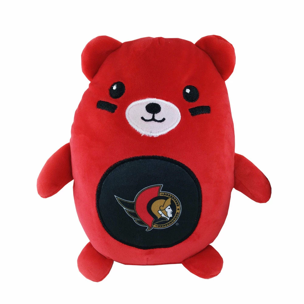 KDI OTTAWA SENATORS BEAR SMUSHERZ 10" 3 KDI OTTAWA SENATORS BEAR SMUSHERZ 10"