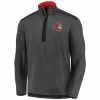 OTTAWA SENATORS FANATICS MEN'S AUTHENTIC PRO TRAVEL 1/4 ZIP TOP
