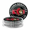 Mustang OTTAWA SENATORS TEAM STRIPE COASTER - 8 PACK -Jersey shop OTTAWA SENATORS TEAM STRIPE COASTER 8 PACK