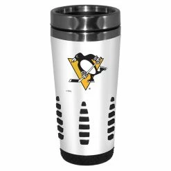 Mustang PITTSBURGH PENGUINS 16OZ HUNTSVILLE TRAVEL MUG - WHITE