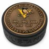 Mustang PITTSBURGH PENGUINS 5-TIME STANLEY CUP CHAMPIONS MEDALLION COLLECTION PUCK -Jersey shop PITTSBURGH PENGUINS 5 TIME STANLEY CUP CHAMPIONS MEDALLION COLLECTION PUCK