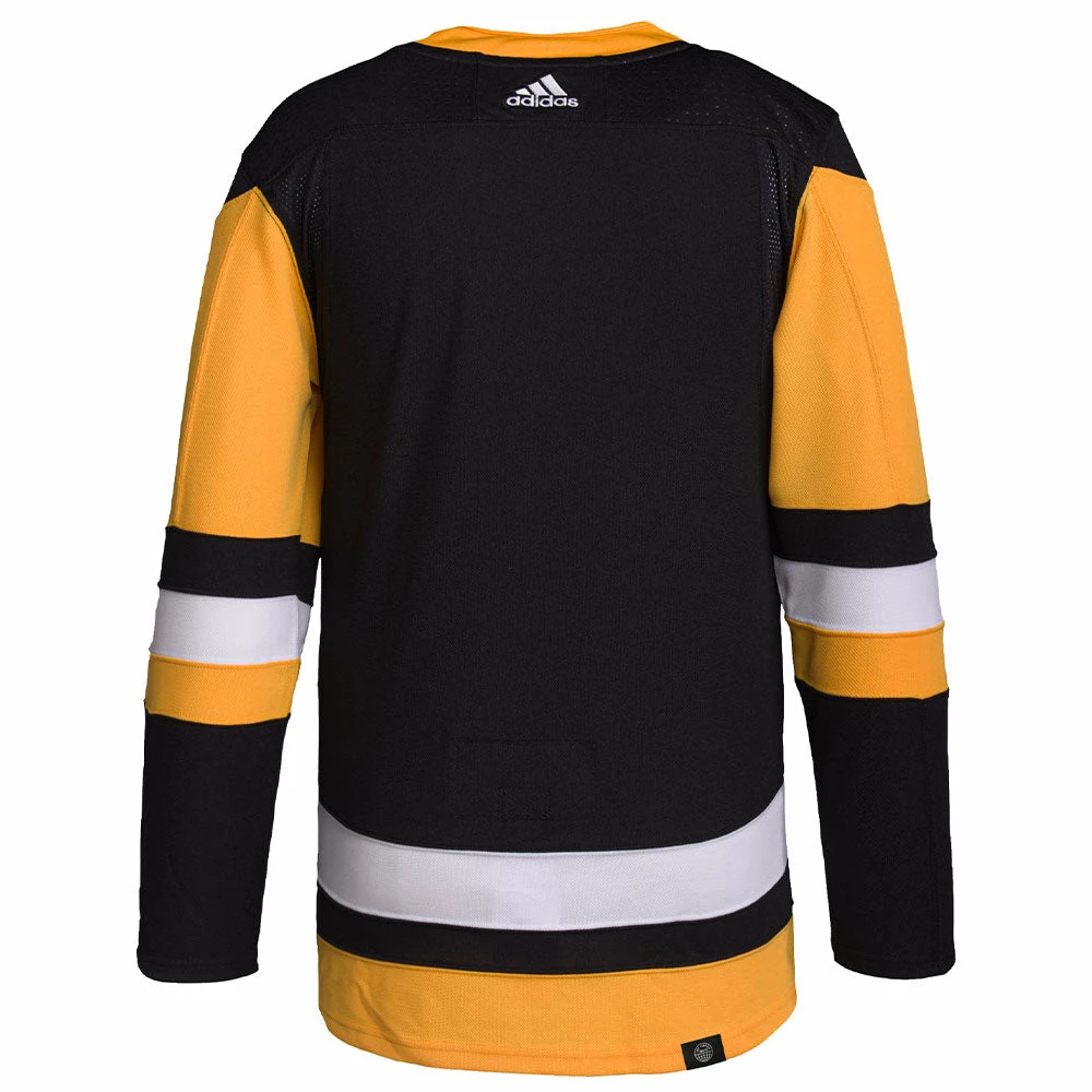 PITTSBURGH PENGUINS ADIDAS ADIZERO PRIMEGREEN AUTHENTIC BLACK HOME JERSEY 4 PITTSBURGH PENGUINS ADIDAS ADIZERO PRIMEGREEN AUTHENTIC BLACK HOME JERSEY - Image 2