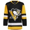 PITTSBURGH PENGUINS ADIDAS ADIZERO PRIMEGREEN AUTHENTIC BLACK HOME JERSEY -Jersey shop PITTSBURGH PENGUINS ADIDAS ADIZERO PRIMEGREEN AUTHENTIC BLACK HOME JERSEY FRONT