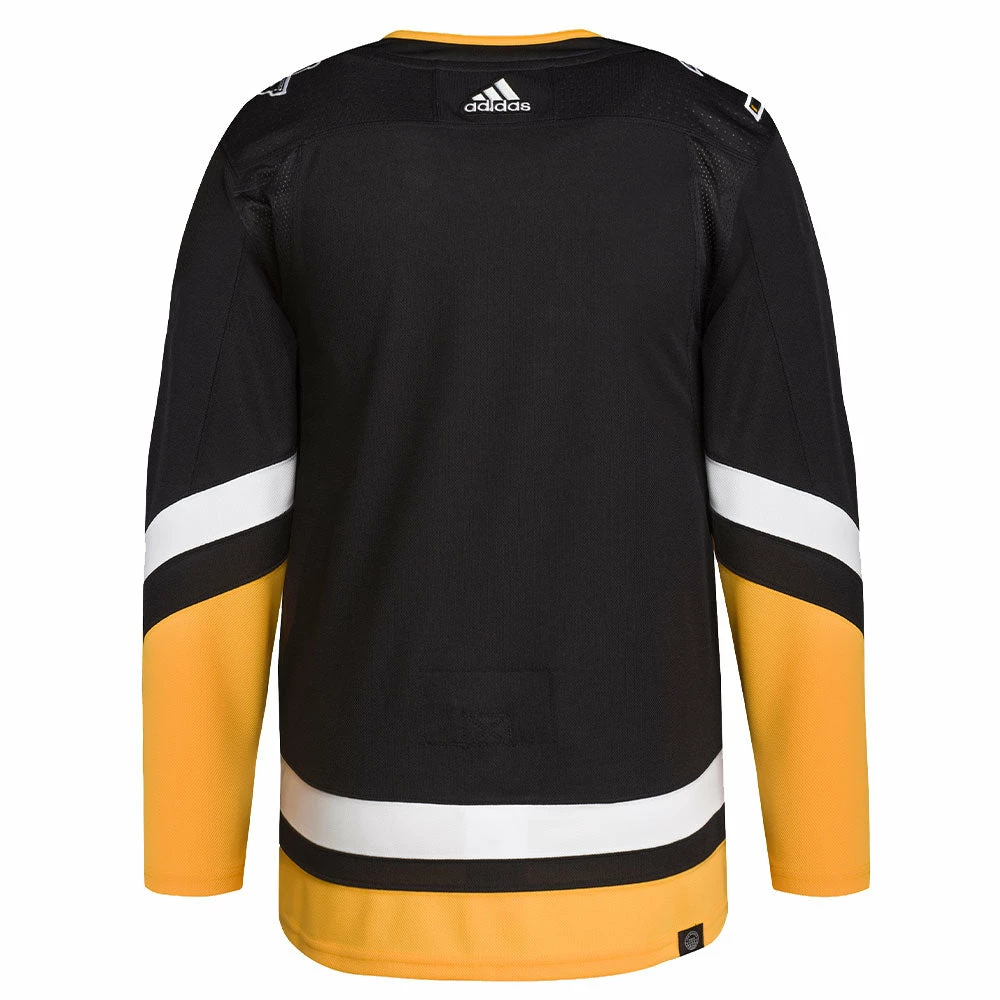 PITTSBURGH PENGUINS ADIDAS ADIZERO PRIMEGREEN AUTHENTIC BLACK THIRD JERSEY 4 PITTSBURGH PENGUINS ADIDAS ADIZERO PRIMEGREEN AUTHENTIC BLACK THIRD JERSEY - Image 2
