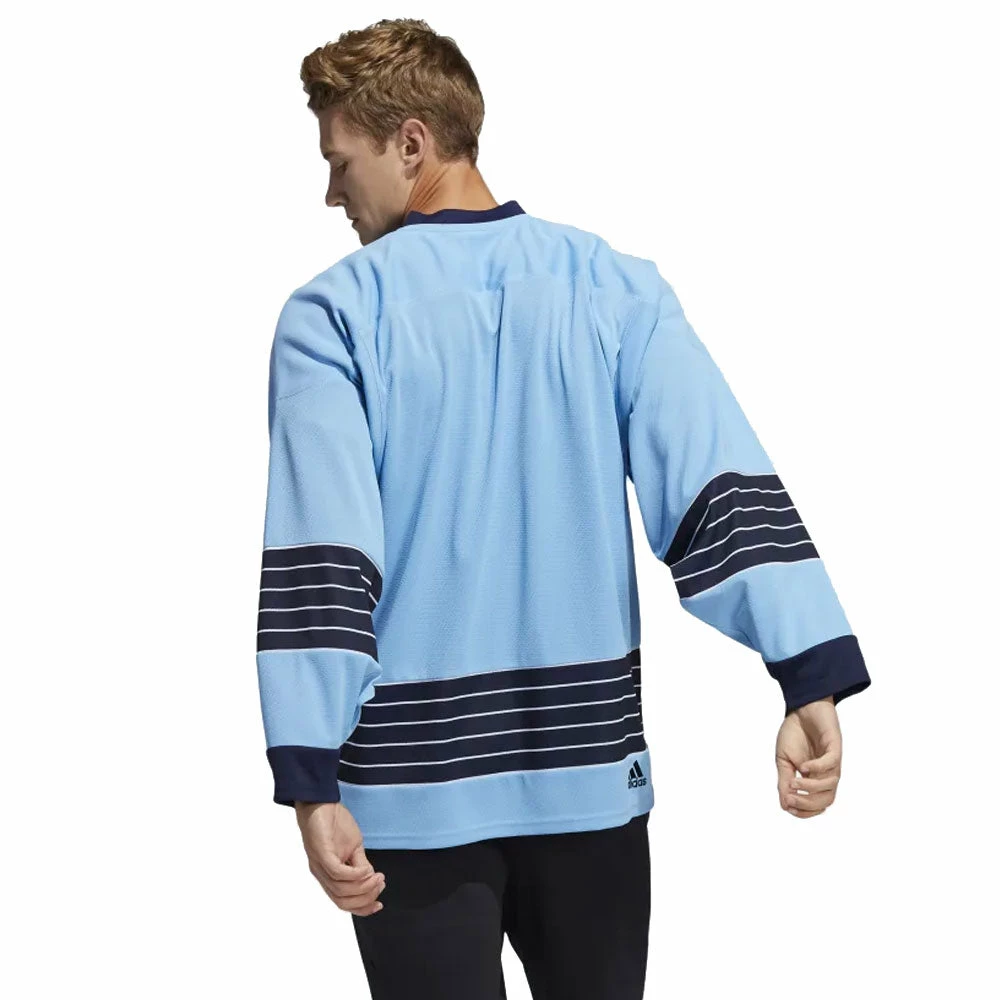 Jersey shop 41 Jersey shop -Jersey shop PITTSBURGH PENGUINS ADIDAS TEAM CLASSICS ADULT BABY BLUE HOCKEY JERSEY model back