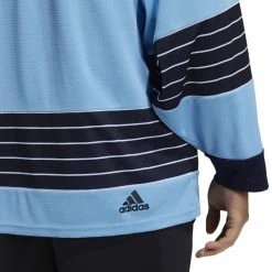 PITTSBURGH PENGUINS ADIDAS TEAM CLASSICS ADULT BABY BLUE HOCKEY JERSEY -Jersey shop PITTSBURGH PENGUINS ADIDAS TEAM CLASSICS ADULT BABY BLUE HOCKEY JERSEY model bottom
