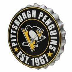 KDI PITTSBURGH PENGUINS BOTTLE CAP WALL LOGO