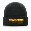 PITTSBURGH PENGUINS FANATICS MEN'S AUTHENTIC PRO LOCKER ROOM CUFF BEANIE TOQUE -Jersey shop PITTSBURGH PENGUINS FANATICS MEN S AUTHENTIC PRO LOCKER ROOM CUFF BEANIE TOQUE FRONT
