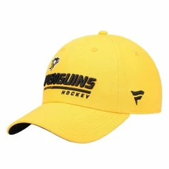 PITTSBURGH PENGUINS FANATICS MEN'S AUTHENTIC PRO LOCKER ROOM UNSTRUCTURED ADJUSTABLE HAT