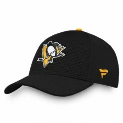PITTSBURGH PENGUINS FANATICS MEN'S RINKSIDE STRUCTURED STRETCH HAT