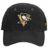 Outer Stuff PITTSBURGH PENGUINS REEBOK INFANT WASHED SLOUCH CAP -Jersey shop Pittsburgh Penguins Washed Slouch Cap Front min