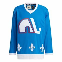 QUEBEC NORDIQUES ADIDAS TEAM CLASSICS ADULT BLUE HOCKEY JERSEY -Jersey shop QUEBEC NORDIQUES ADIDAS TEAM CLASSICS ADULT BLUE HOCKEY JERSEY FRONT
