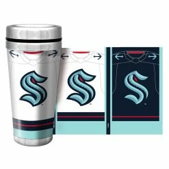 Mustang SEATTLE KRAKEN 16OZ JERSEY WRAP TRAVEL MUG