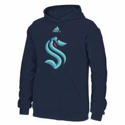 SEATTLE KRAKEN ADIDAS ADULT BIG LOGO HOODIE