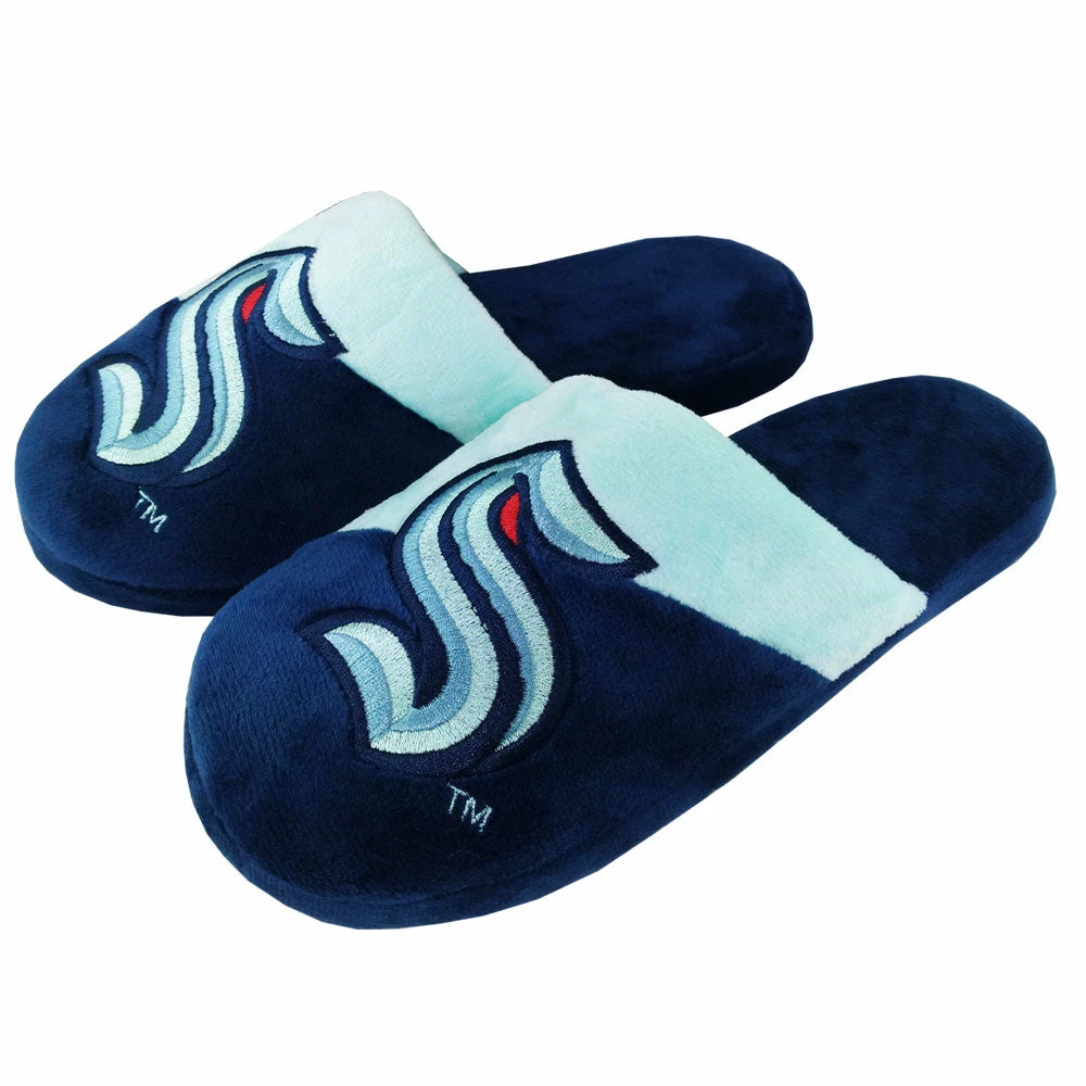 KDI SEATTLE KRAKEN ADULT BIG LOGO SLIPPERS 3 KDI SEATTLE KRAKEN ADULT BIG LOGO SLIPPERS