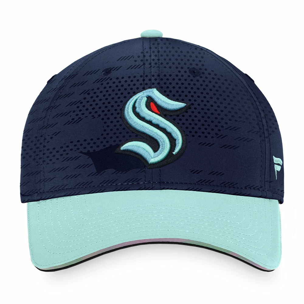 SEATTLE KRAKEN FANATICS MEN'S AUTHENTIC PRO LOCKER ROOM FLEX HAT 4 SEATTLE KRAKEN FANATICS MEN'S AUTHENTIC PRO LOCKER ROOM FLEX HAT - Image 2