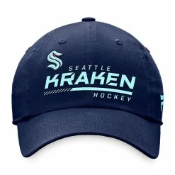 SEATTLE KRAKEN FANATICS MEN'S AUTHENTIC PRO LOCKER ROOM UNSTRUCTURED ADJUSTABLE HAT -Jersey shop SEATTLE KRAKEN FANATICS MEN S AUTHENTIC PRO LOCKER ROOM UNSTRUCTURED ADJUSTABLE HAT FRONT