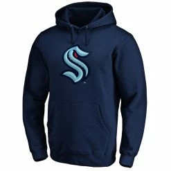 SEATTLE KRAKEN FANATICS ADULT PRIMARY LOGO HOODIE