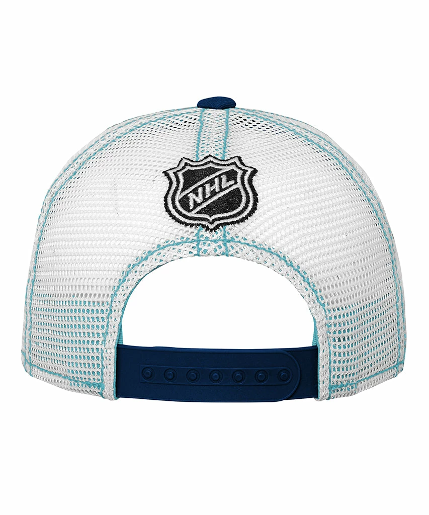 Outer Stuff SEATTLE KRAKEN KIDS LOCKUP MESHBACK ADJUSTABLE HAT 5 Outer Stuff SEATTLE KRAKEN KIDS LOCKUP MESHBACK ADJUSTABLE HAT - Image 3