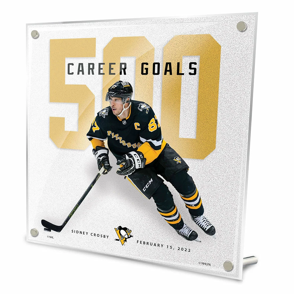 Mustang SIDNEY CROSBY PITTSBURGH PENGUINS 500TH GOAL COMMEMORATIVE 9X9 PLAQUE 3 Mustang SIDNEY CROSBY PITTSBURGH PENGUINS 500TH GOAL COMMEMORATIVE 9X9 PLAQUE