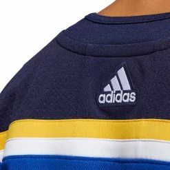 ST. LOUIS BLUES ADIDAS ADIZERO PRIMEGREEN AUTHENTIC BLUE HOME JERSEY -Jersey shop ST LOUIS BLUES ADIDAS ADIZERO PRIMEGREEN AUTHENTIC BLUEHOME JERSEY COLLAR