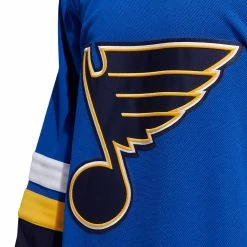 ST. LOUIS BLUES ADIDAS ADIZERO PRIMEGREEN AUTHENTIC BLUE HOME JERSEY -Jersey shop ST LOUIS BLUES ADIDAS ADIZERO PRIMEGREEN AUTHENTIC BLUEHOME JERSEY LOGO CREST