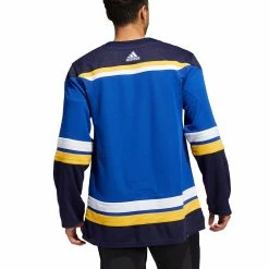 ST. LOUIS BLUES ADIDAS ADIZERO PRIMEGREEN AUTHENTIC BLUE HOME JERSEY -Jersey shop ST LOUIS BLUES ADIDAS ADIZERO PRIMEGREEN AUTHENTIC BLUEHOME JERSEY MODEL BACK