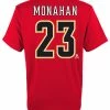Outer Stuff SEAN MONAHAN CALGARY FLAMES JUNIOR PLAYER T SHIRT -Jersey shop Sean Monahan Calgary Flames Player T Shirt Back min