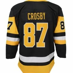 Outer Stuff SIDNEY CROSBY PITTSBURGH PENGUINS TODDLER PREMIER JERSEY
